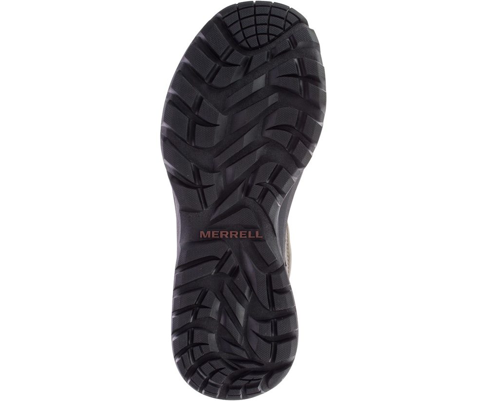 Kozaki Merrell Męskie Szare/Czarne - Thermo Slush Mid Shell Waterproof - 918736-VGQ